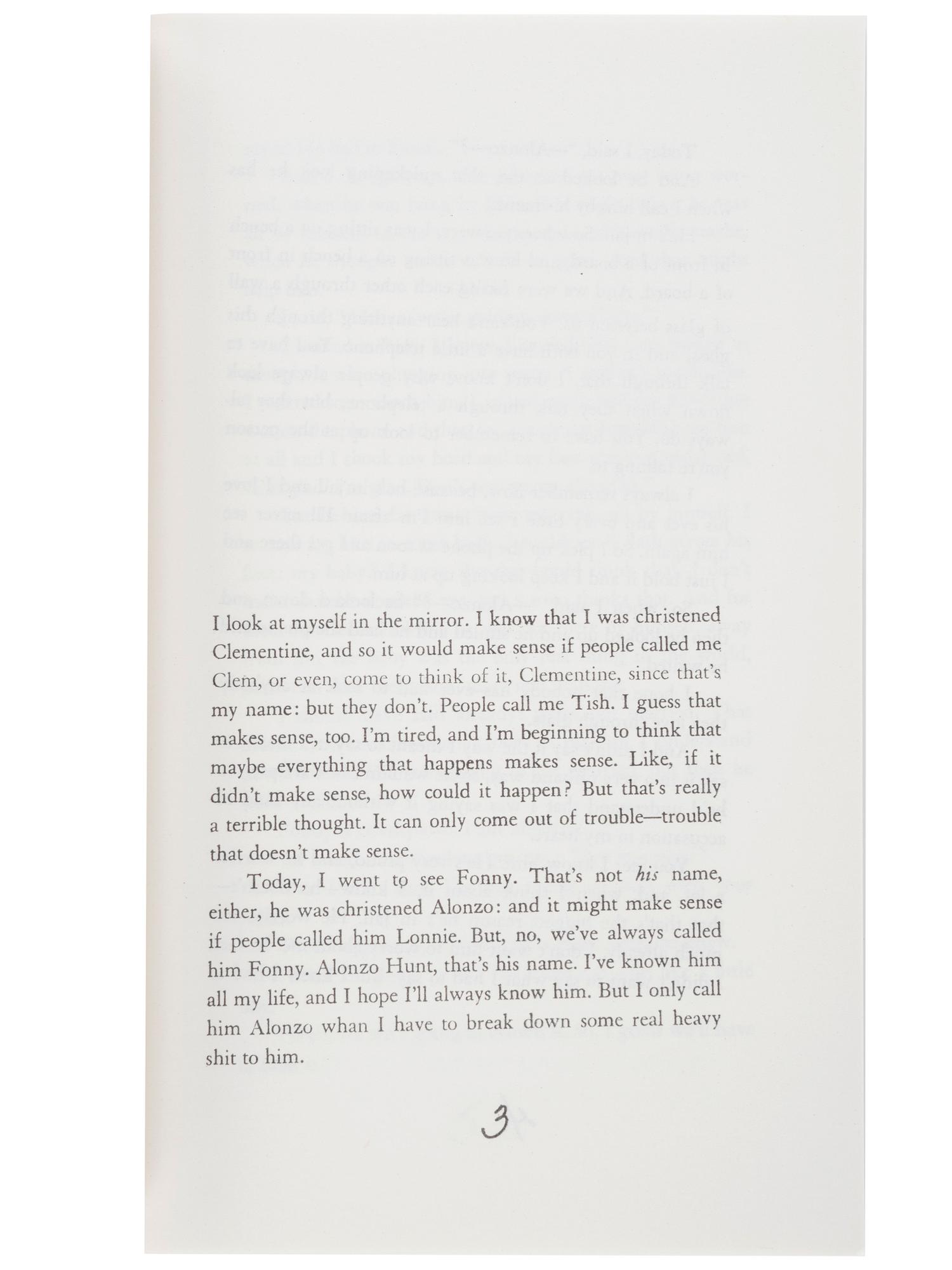 BALDWIN, James (1924-1987). If Beale Street Could Talk. Uncorrected Galleys. New York: The Dial Press, 1974.