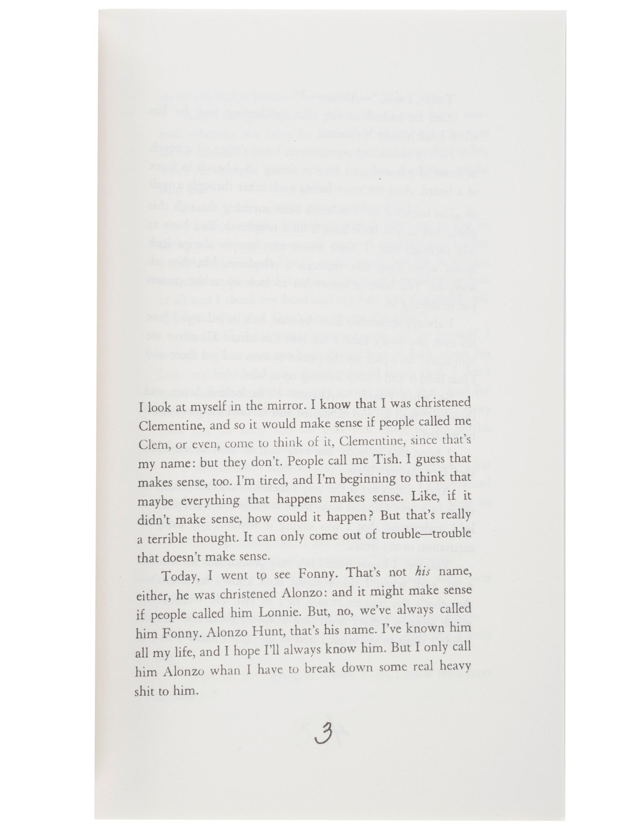 BALDWIN, James (1924-1987). If Beale Street Could Talk. Uncorrected Galleys. New York: The Dial Press, 1974.