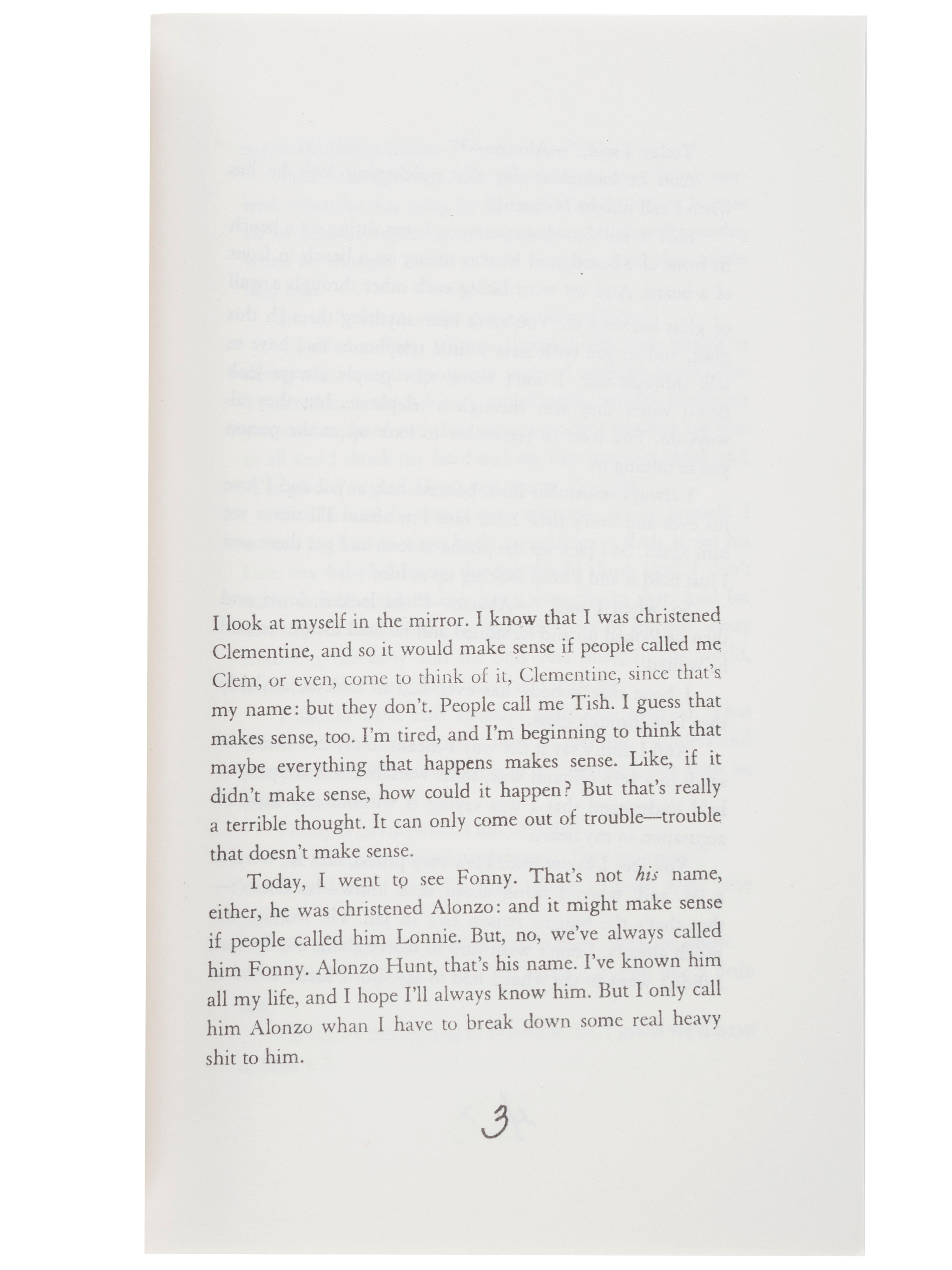 BALDWIN, James (1924-1987). If Beale Street Could Talk. Uncorrected Galleys. New York: The Dial Press, 1974.