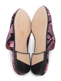 Gucci Pink Printed Mules