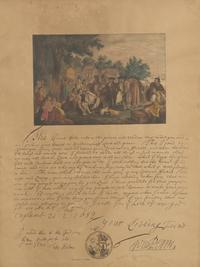 [Philadelphia] Group of 6 prints of William Penn's Treaty with the Indians...