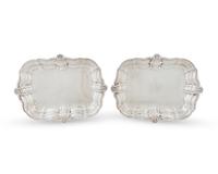 A Pair of American Silver Serving Dishes — 20TH CENTURY