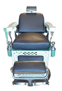An Emil J Paidar Barber Shop Chair 29" W x 57" D x 40" H — United States, Circa 1920
