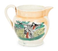 Seven Staffordshire Creamers