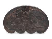 A Chinese Export Metal Box with Dragons