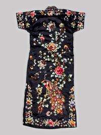 Three Chinese Embroidered Silk Ladies' Cheongsam, Qipao