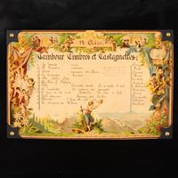 A Swiss "Bells in Sight" Cylinder Music Box