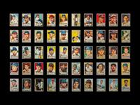 A Near Set of 1952 Topps Baseball Cards (371/407) Featuring Over 60 High Numbers