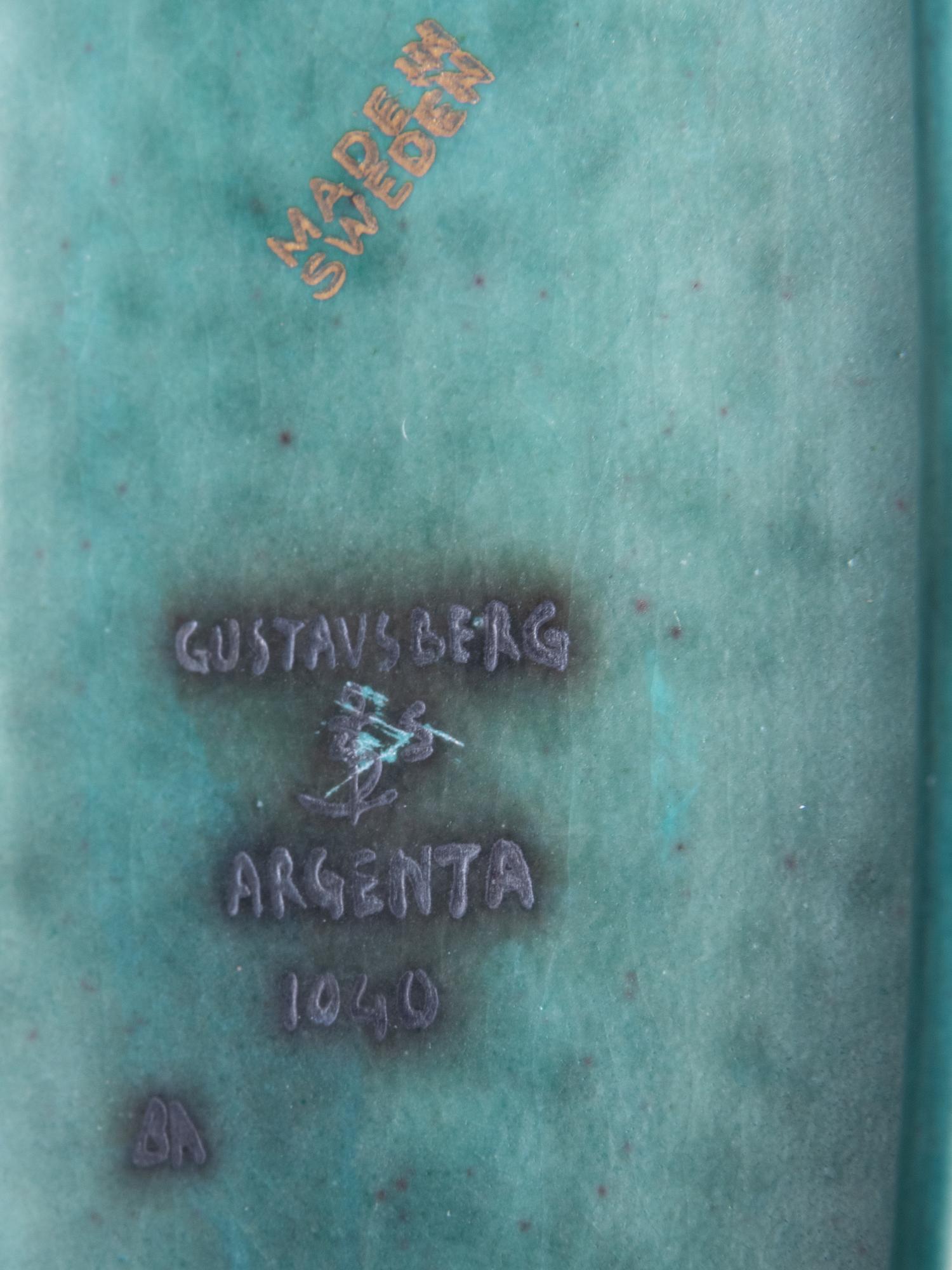 Two Argenta Lidded Vessels Gustavsberg, Sweden
