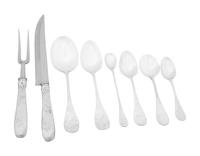 An Extensive Tiffany and Co. Silver Flatware Service