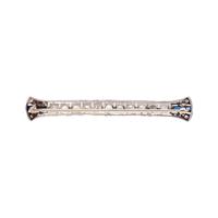 ART DECO, DIAMOND AND SYNTHETIC SAPPHIRE BAR BROOCH