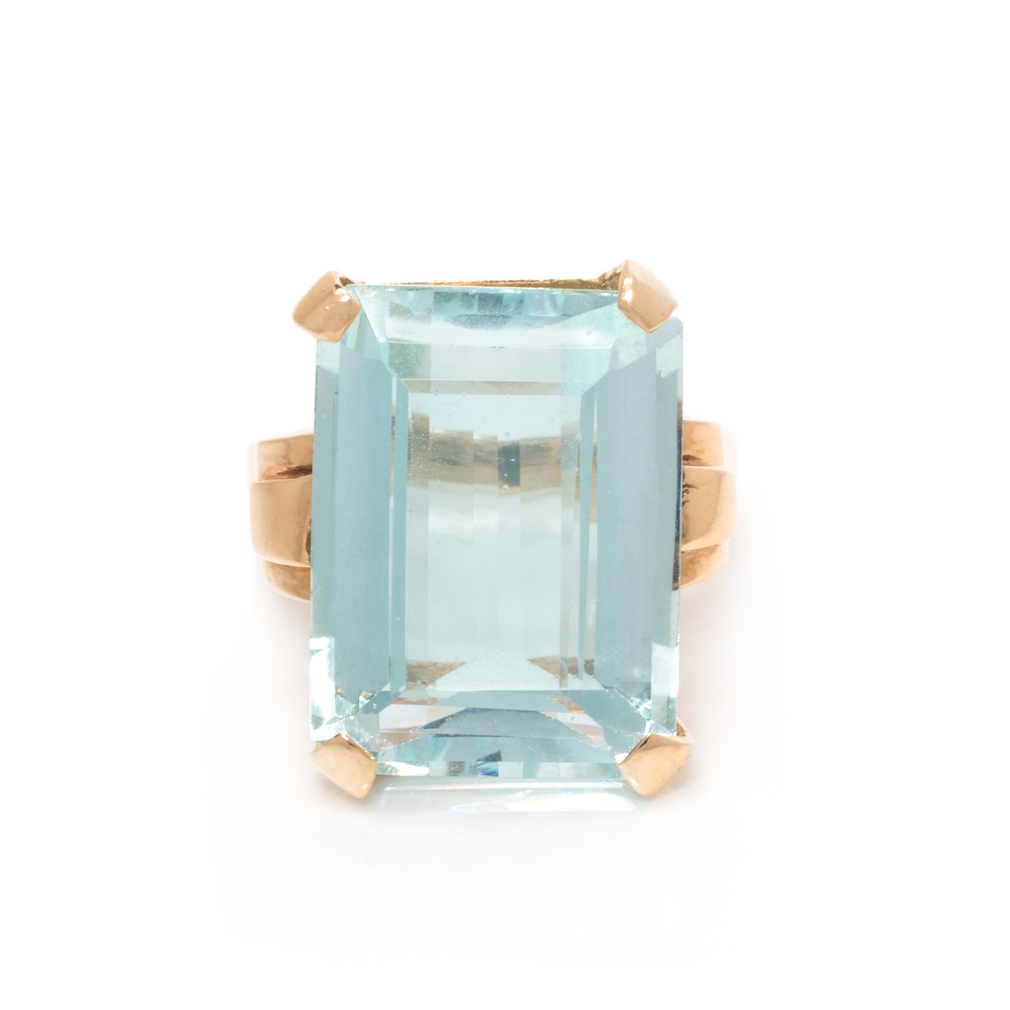 AQUAMARINE RING