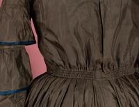 Silk Tiered Day Dress, 1850s