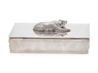 A Tiffany & Co. Silver Table-Top Cigarette Box