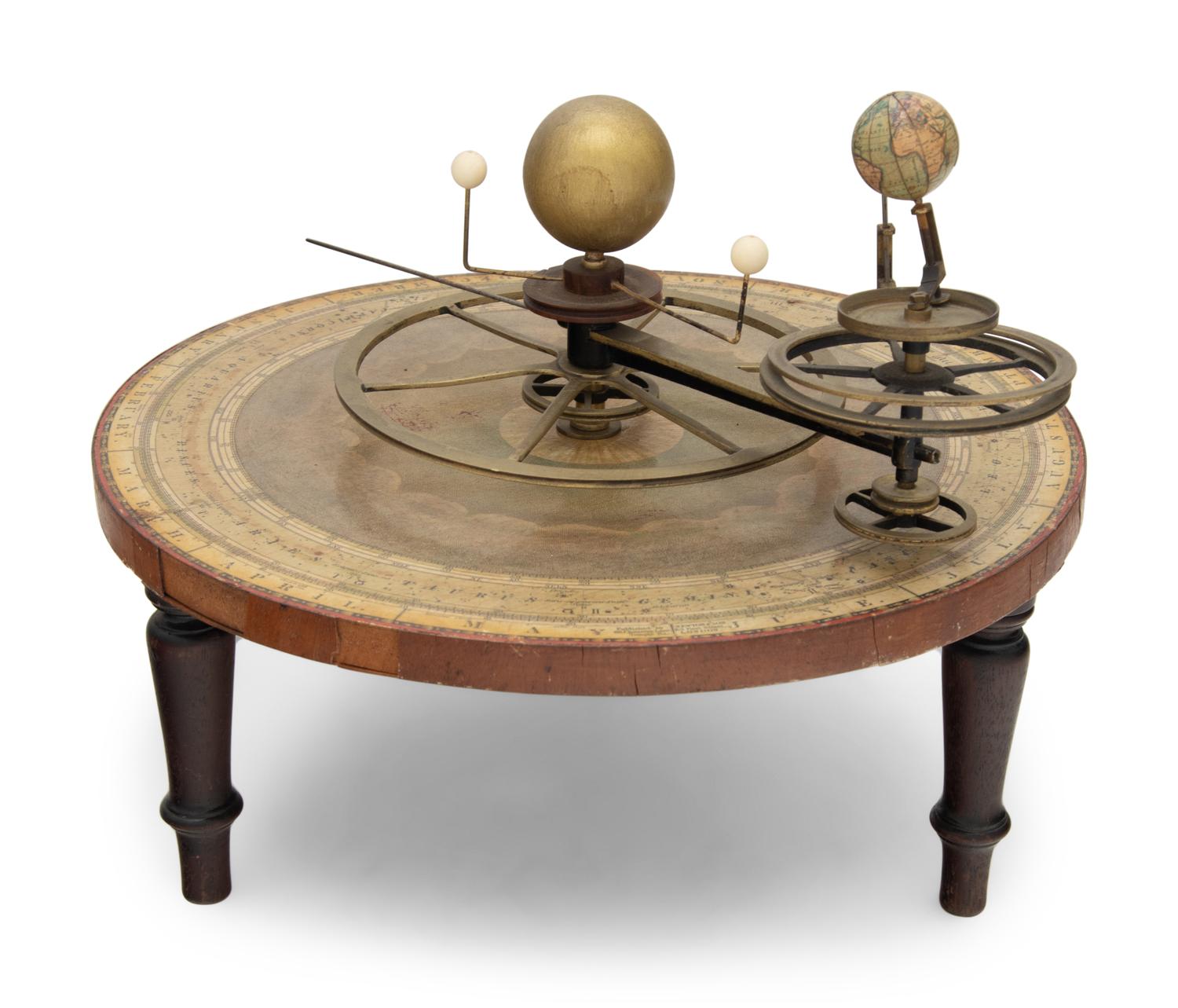 An English Brass Mounted Orrery