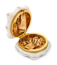 A Wavecrest Glass Dresser Box