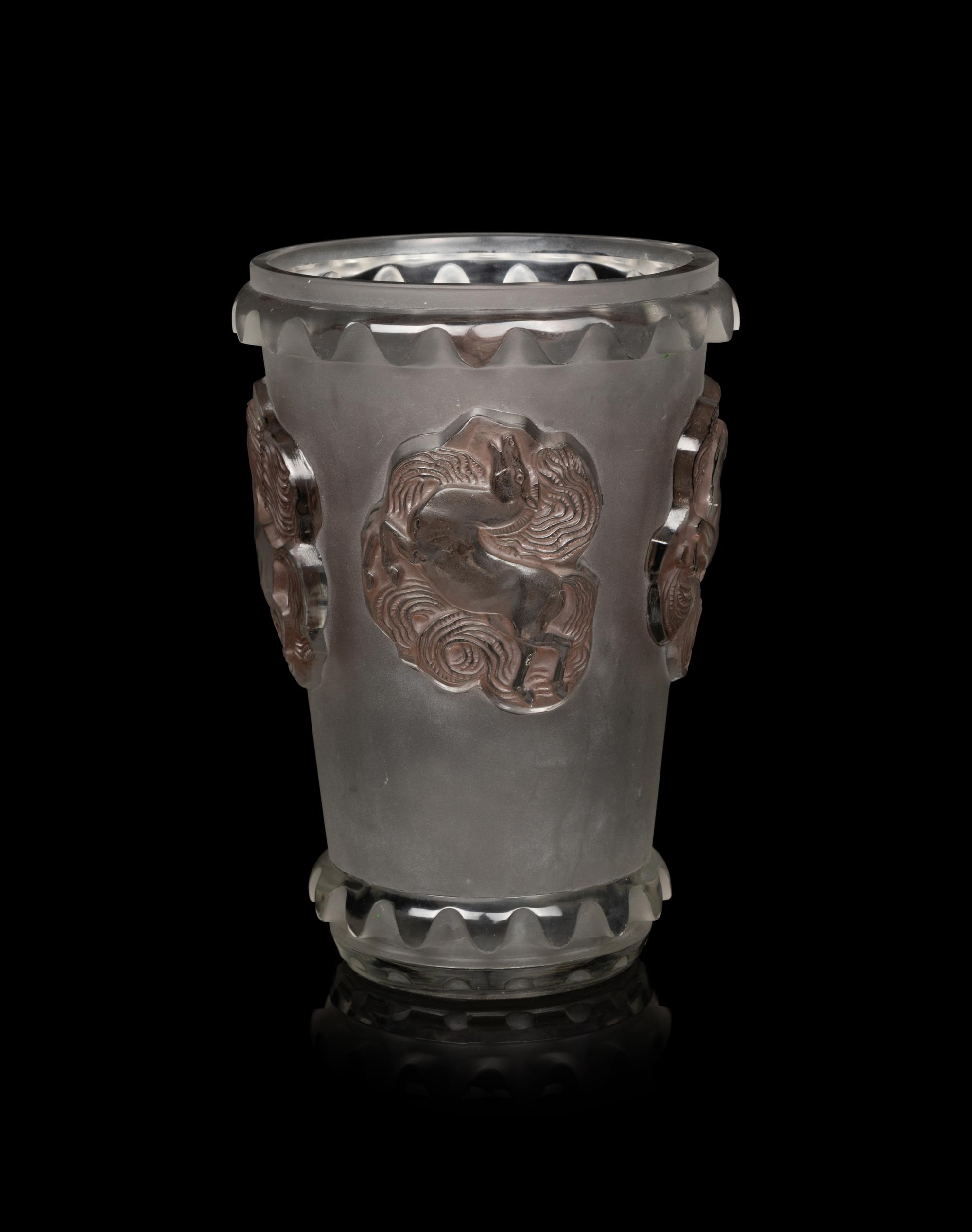 A René Lalique Camargue Vase