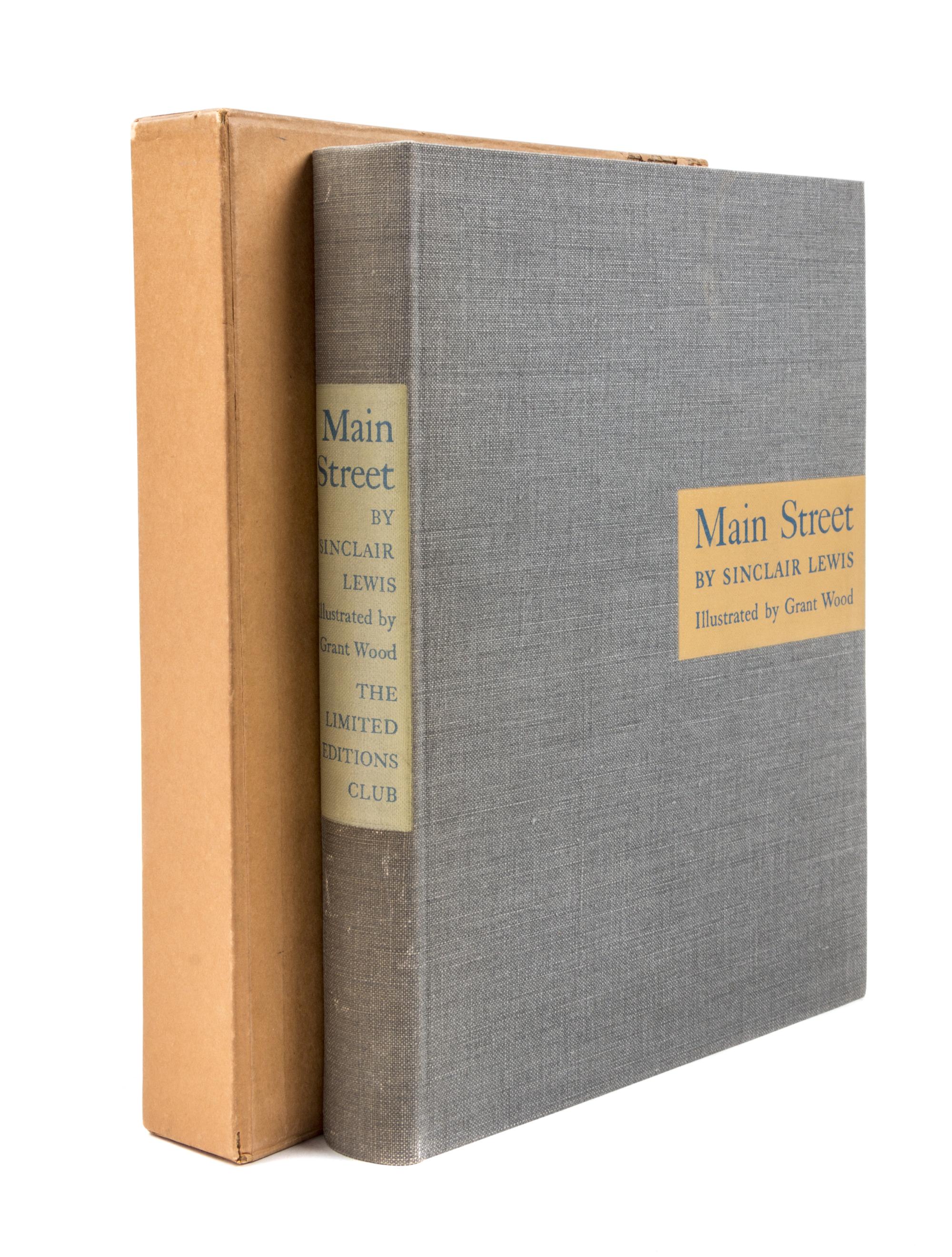 LEWIS, SINCLAIR. Main Street. Chicago, 1937. Limited edition.