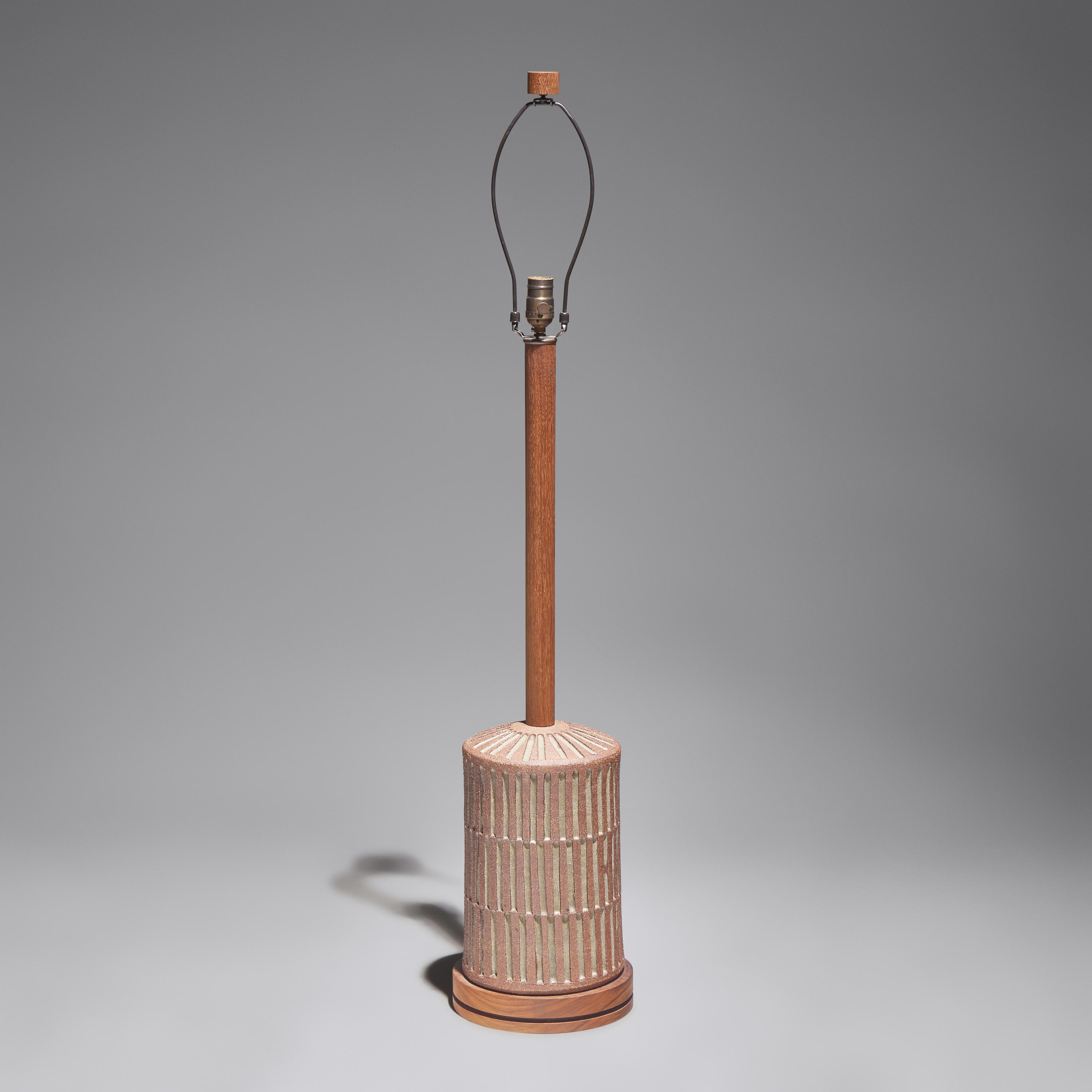 Gordon and Jane Martz (American, 1924–2015 | 1929–2007) — Floor lamp, c. 1960 for Marshall Studios