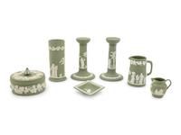 Seven Wedgwood Jasperware Articles