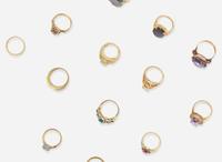 A Collection of Assorted Gold and Gemstone Rings