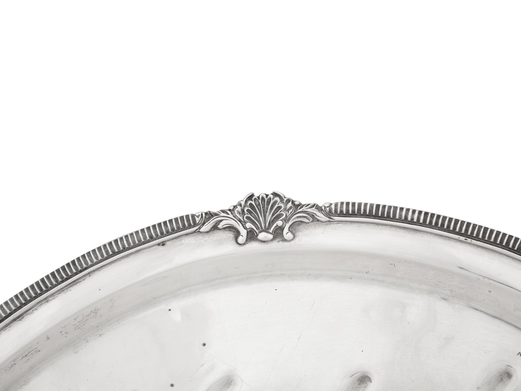 A Mexican Silver Well-and-Tree Serving Platter