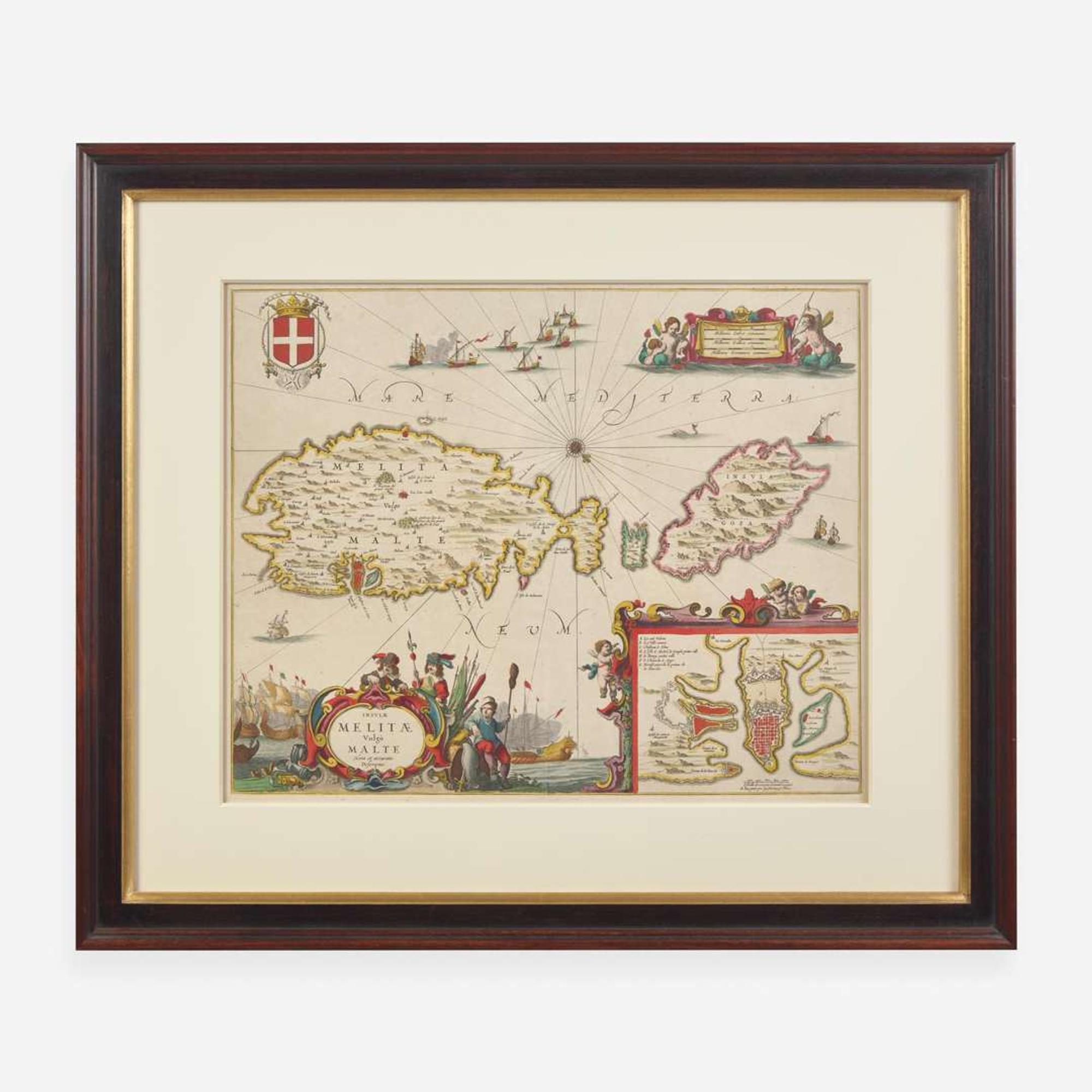 [Maps & Atlases] (Jansson, Jan) Insulae Melitae vulgo Malte…