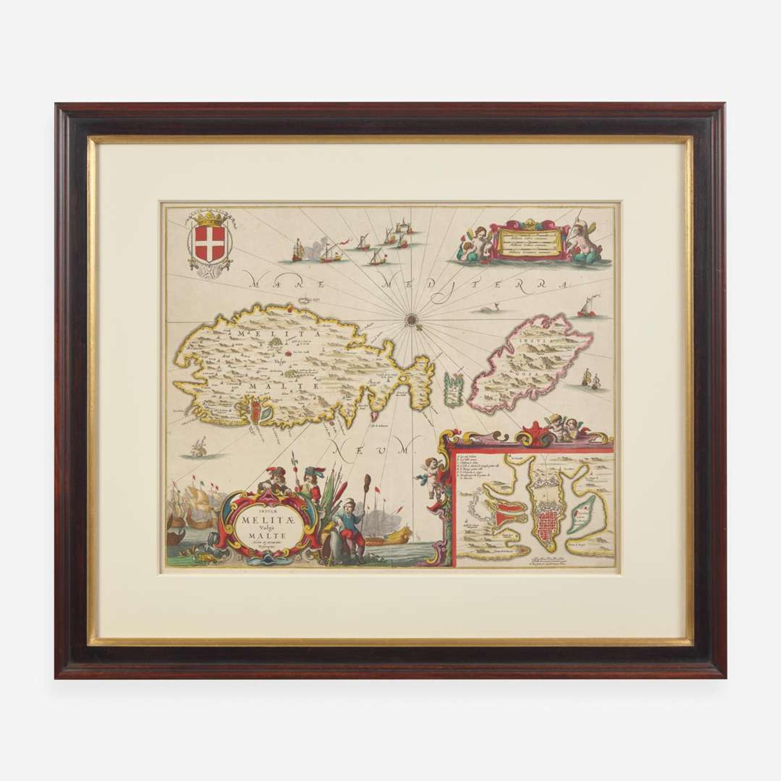 [Maps & Atlases] (Jansson, Jan) Insulae Melitae vulgo Malte…