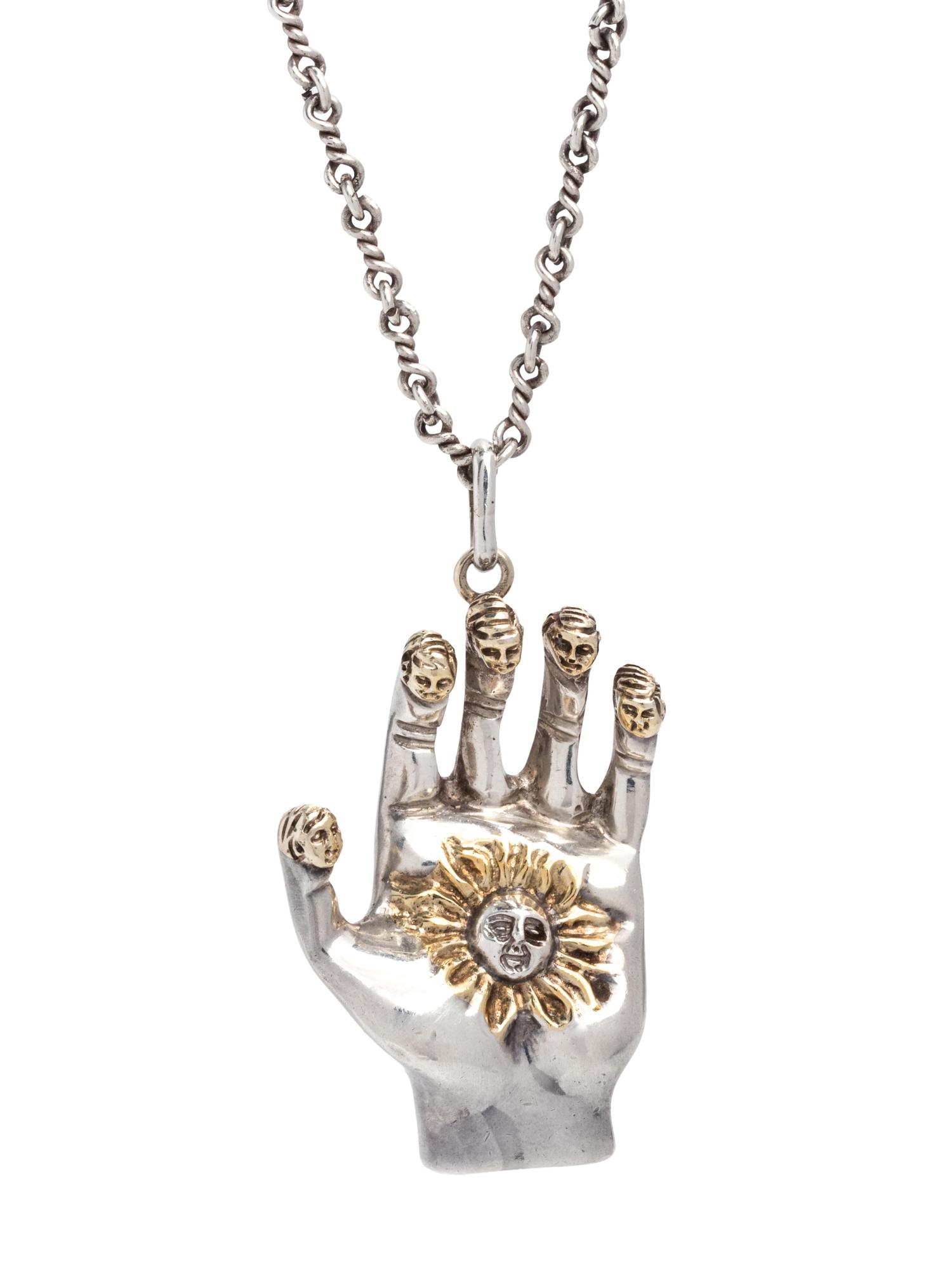 SERGIO BUSTAMANTE, STERLING SILVER PENDANT/NECKLACE