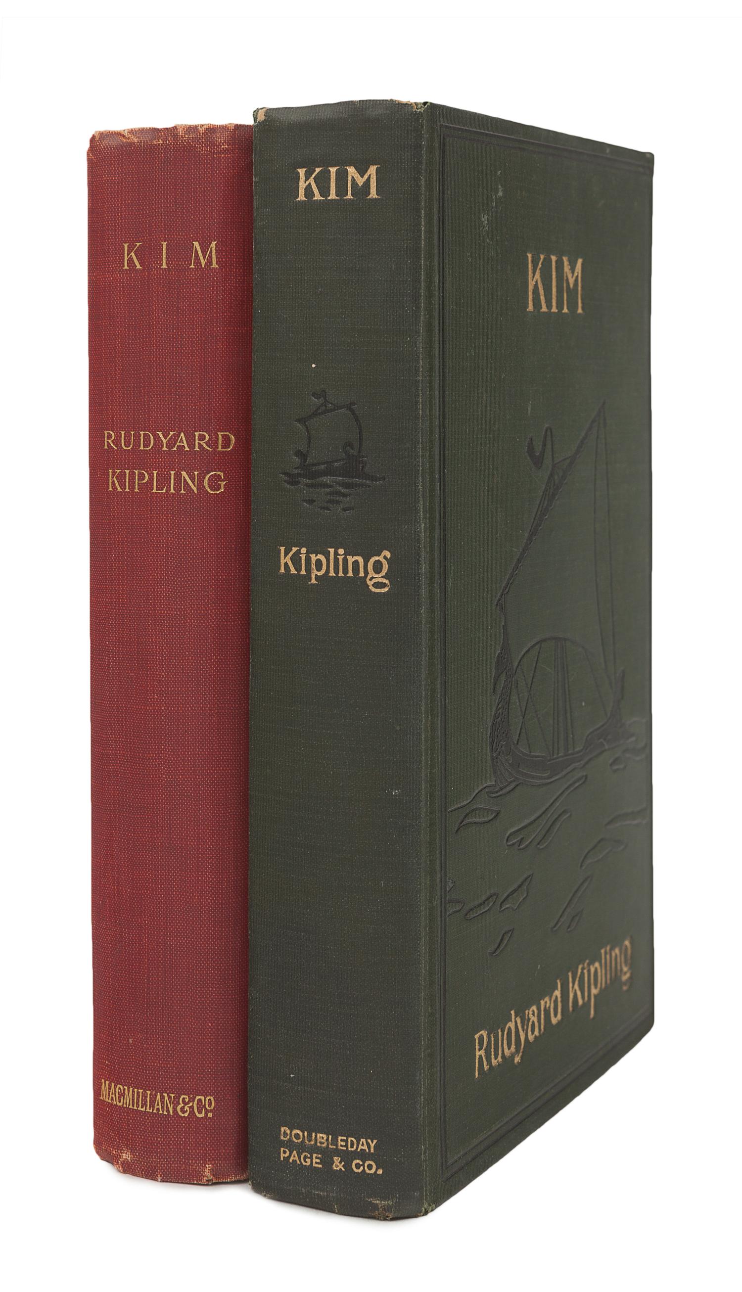 KIPLING, Rudyard (1865-1936). Kim. New York: Doubleday, Page & Co., 1901.