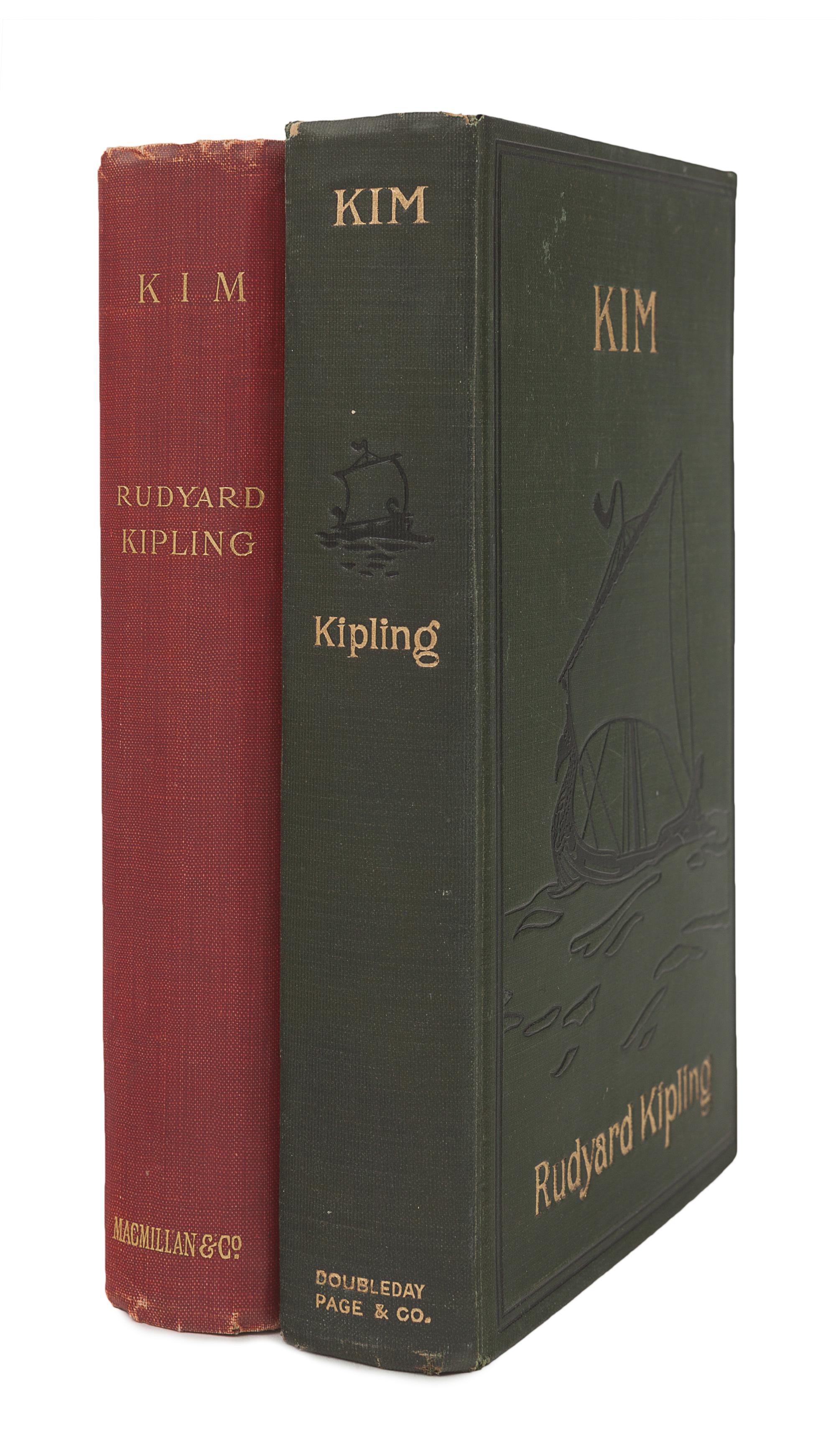 KIPLING, Rudyard (1865-1936). Kim. New York: Doubleday, Page & Co., 1901.