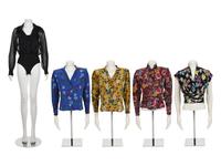 Eleven Designer Items: Five Tops and Five Skirts by Emanuel Ungaro and One Christian Lacroix Top, 1980s-90s