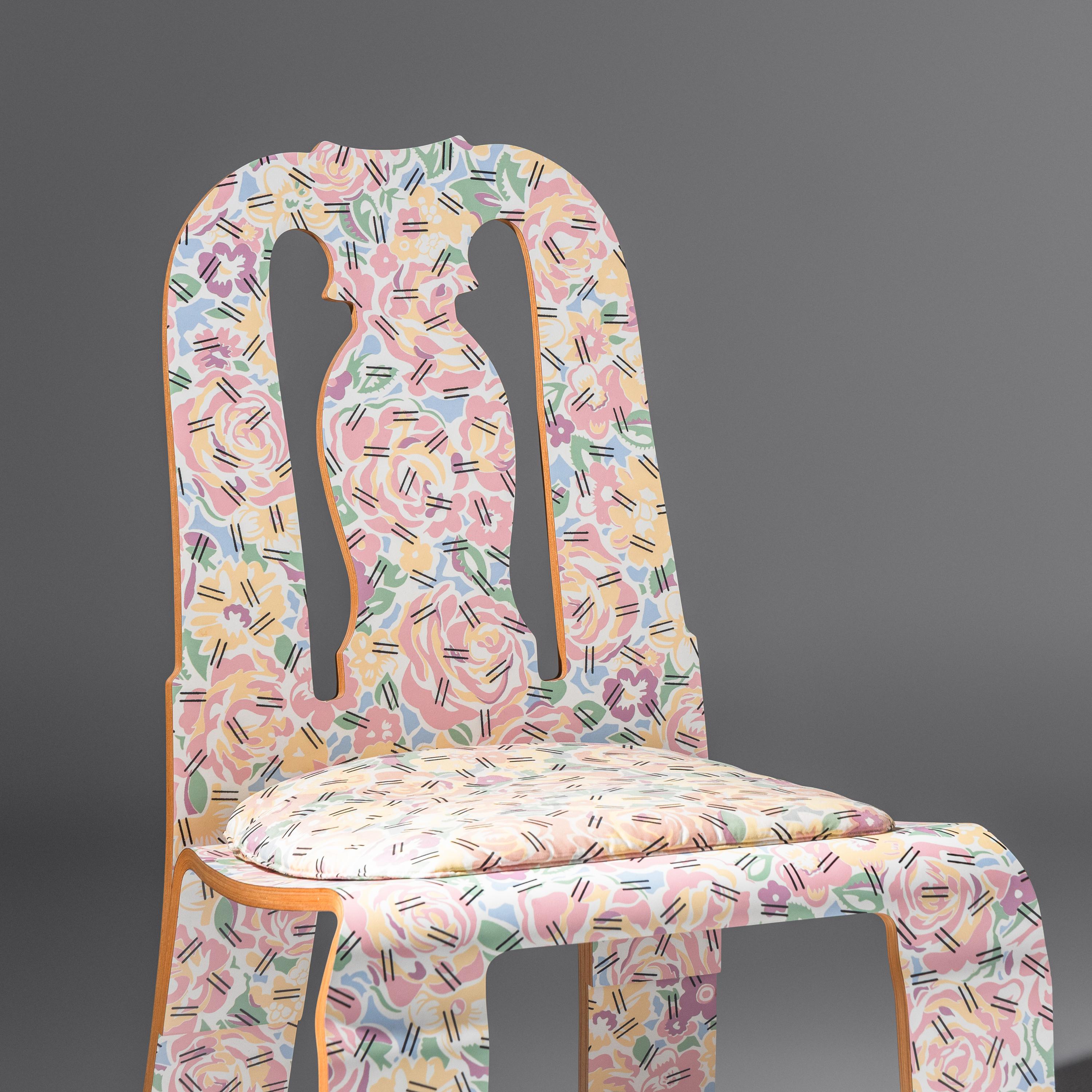 Robert Venturi and Denise Scott Brown (American, 1925–2018 | South African-American b. 1931) — Pair of Queen Anne Chairs, 1985 for Knoll International