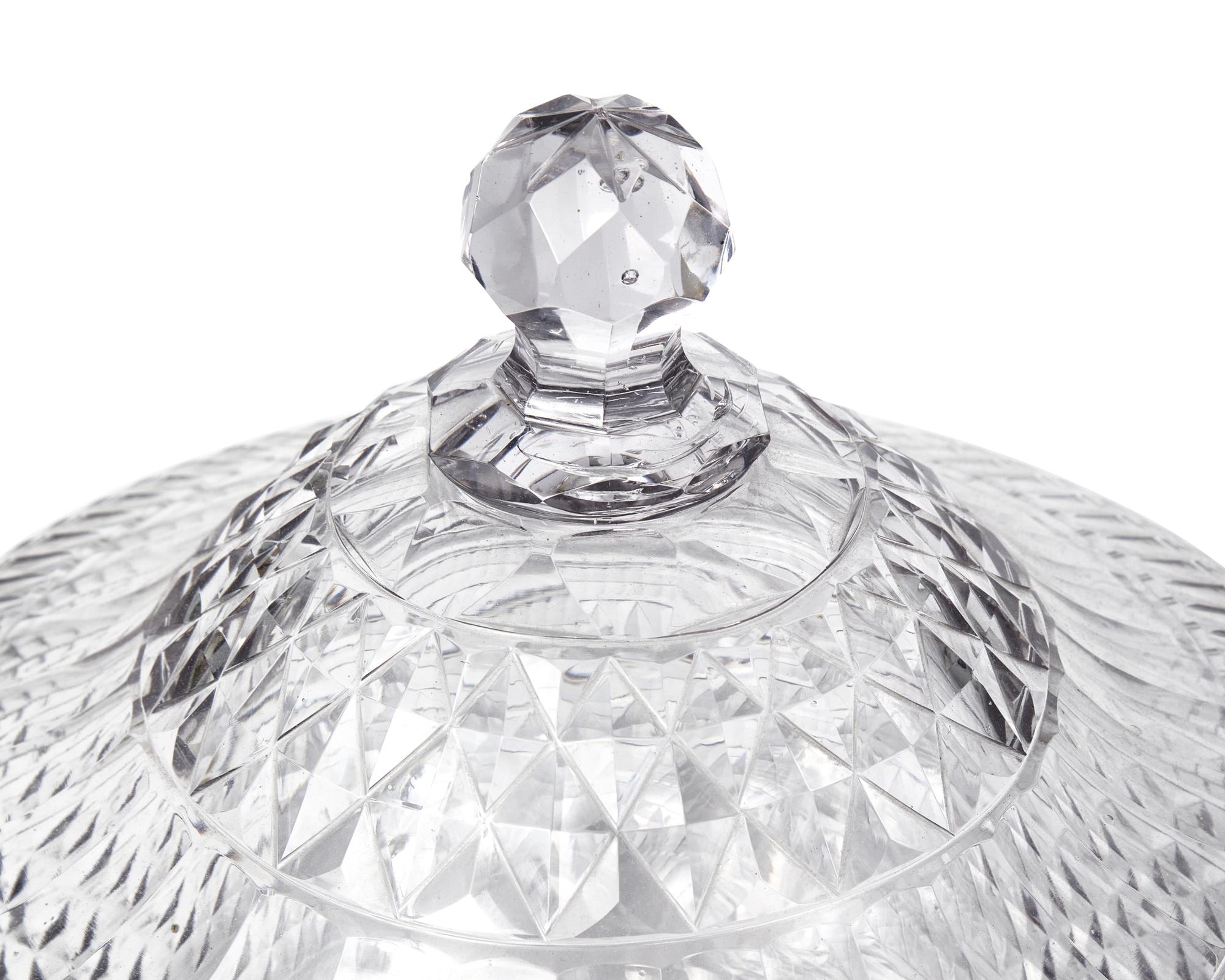 A Group of Anglo-Irish Cut-Glass Tablewares