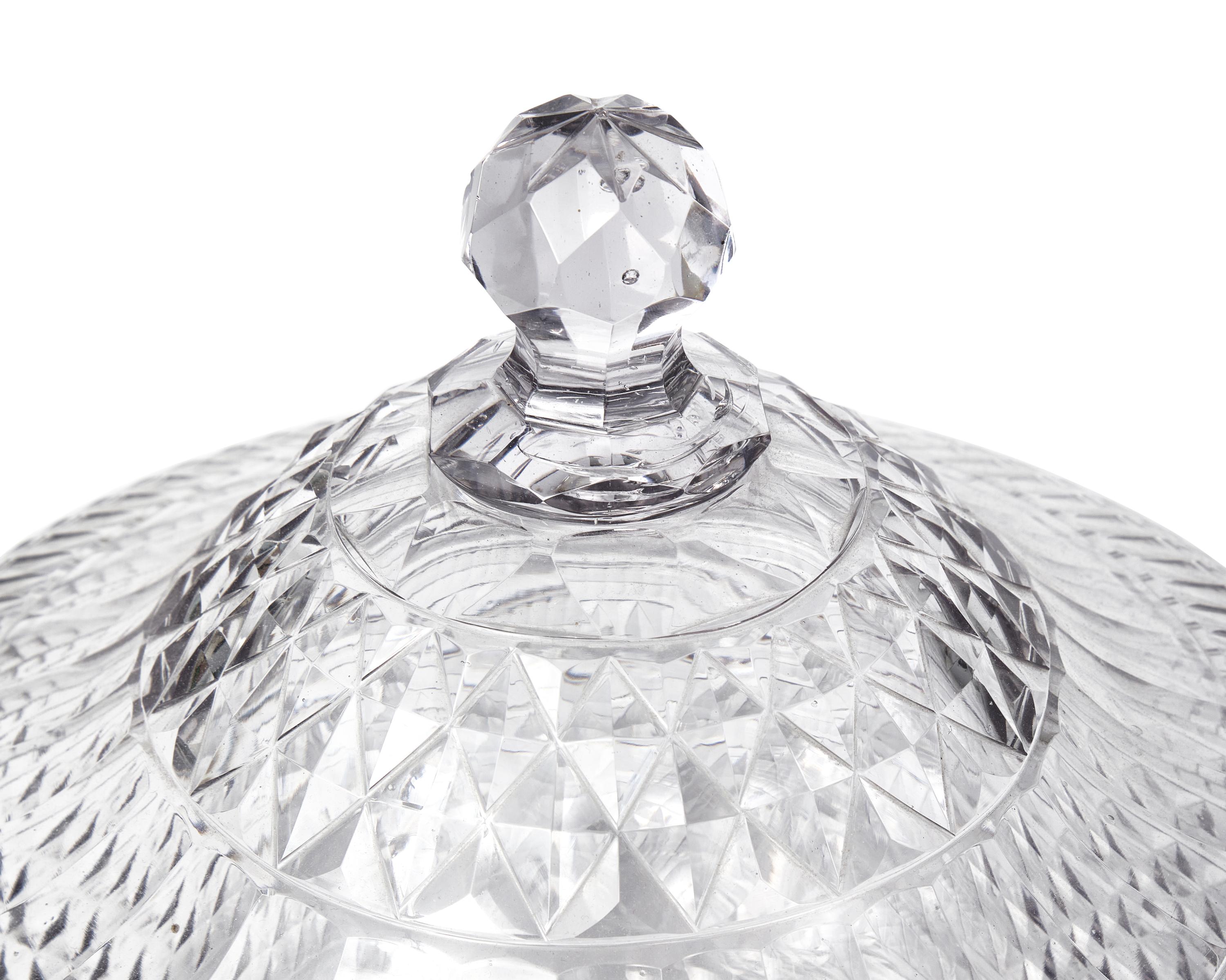 A Group of Anglo-Irish Cut-Glass Tablewares