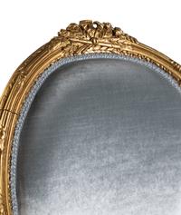 A Pair of Louis XVI Style Giltwood Fauteuils