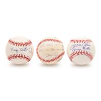 A Collection of Pete Rose Signed Autograph Baseballs with Inscriptions and Marge Schott Signed Baseball