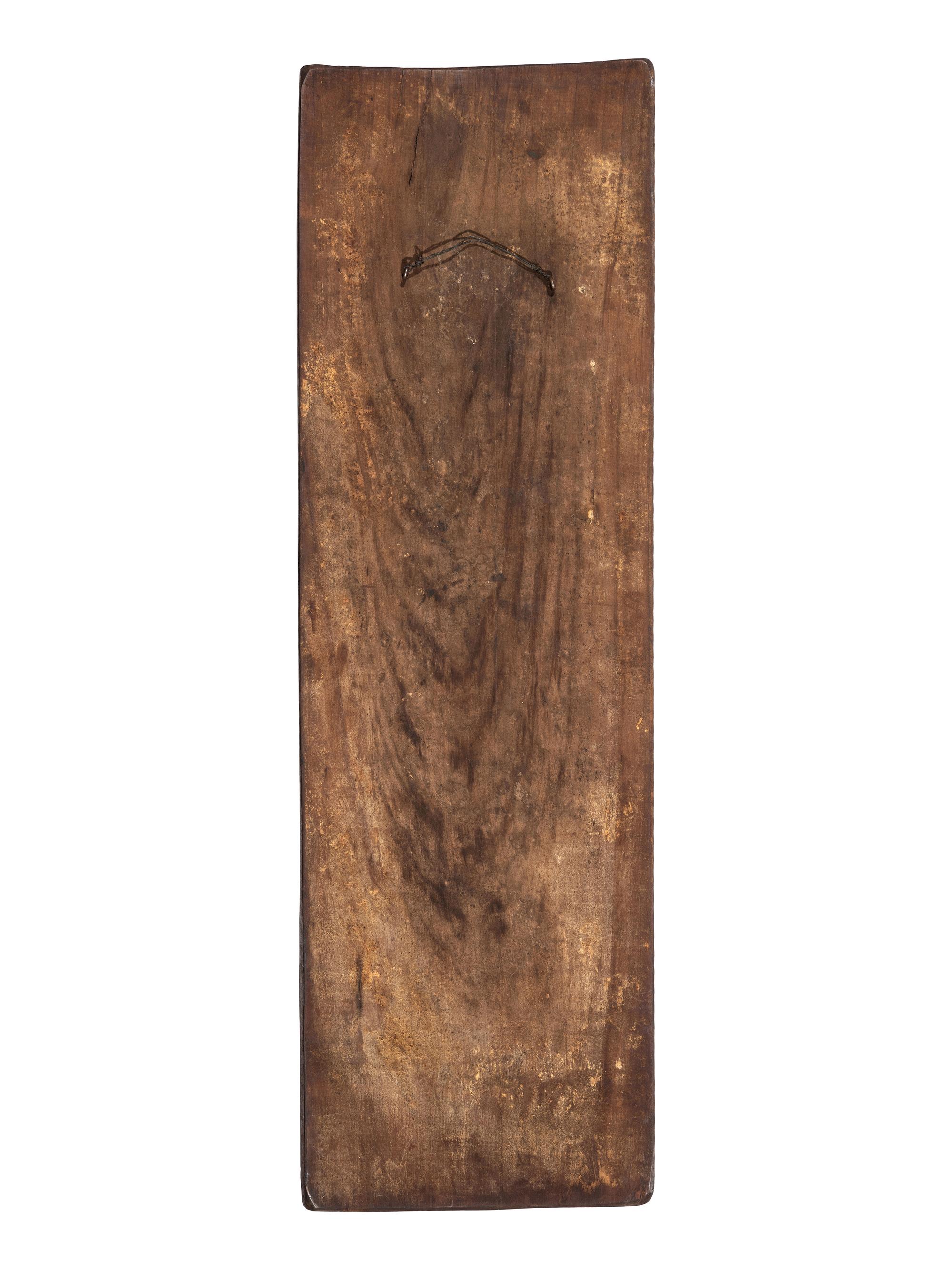 A Pair of Large Carved Wood Figural Butter Biscuit Molds