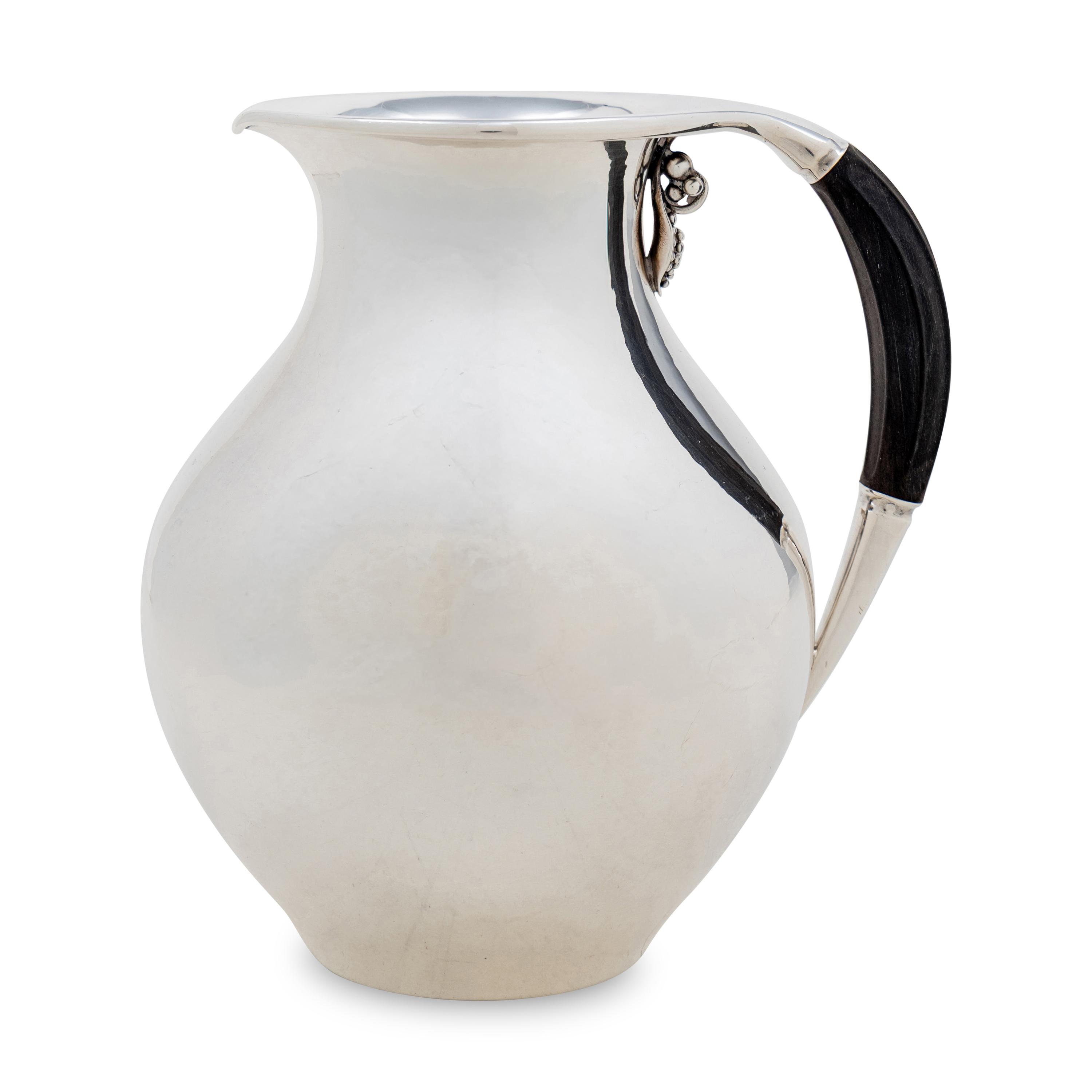 A Georg Jensen Silver Pitcher
