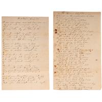 [LITERARY ARTS]. A group of 10 items related to authors, poets, and other creatives, comprising: