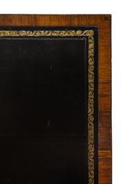 A George III Mahogany, Satinwood and Marquetry Writing Table