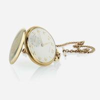 An 18K Yellow Gold Hamilton Pocket Watch