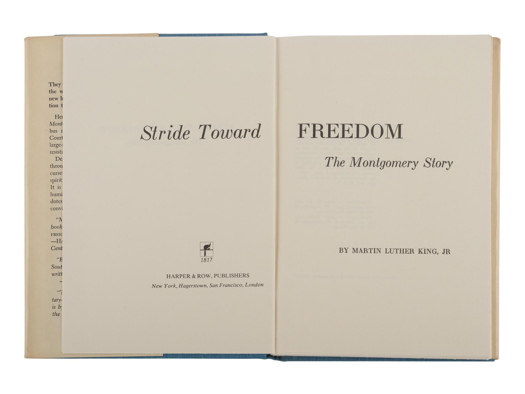 [CIVIL RIGHTS]. Stride Toward Freedom, The Day They Marched , Jet, and other 20th-century ephemera.