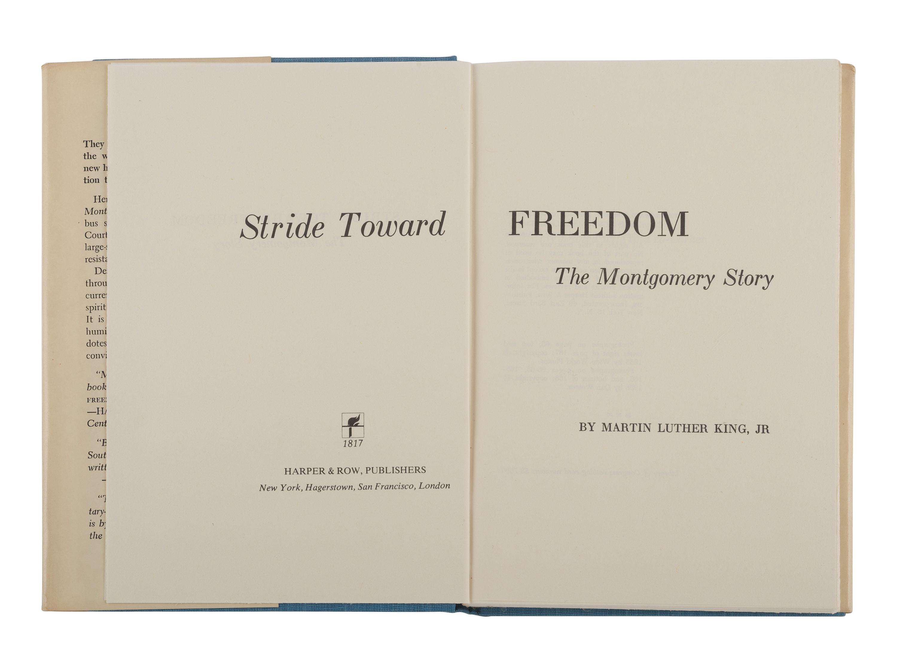 [CIVIL RIGHTS]. Stride Toward Freedom, The Day They Marched , Jet, and other 20th-century ephemera.
