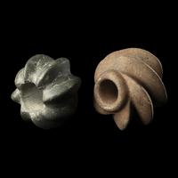 Two Chavin Stone Mace Heads
