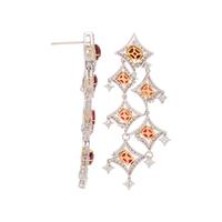 RUBY AND DIAMOND EARRINGS
