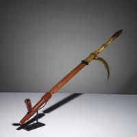 Sioux Quilled Pipe Stem, with Catlinite Bowl