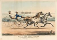 [HORSE RACING SCENES] -- CURRIER and IVES, publishers -- After Henri Delattre, Otto Knirsch, or , Louis Maurer