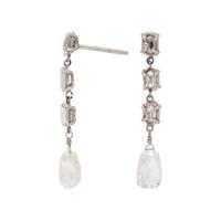 BRIOLETTE DIAMOND NECKLACE AND EARRINGS