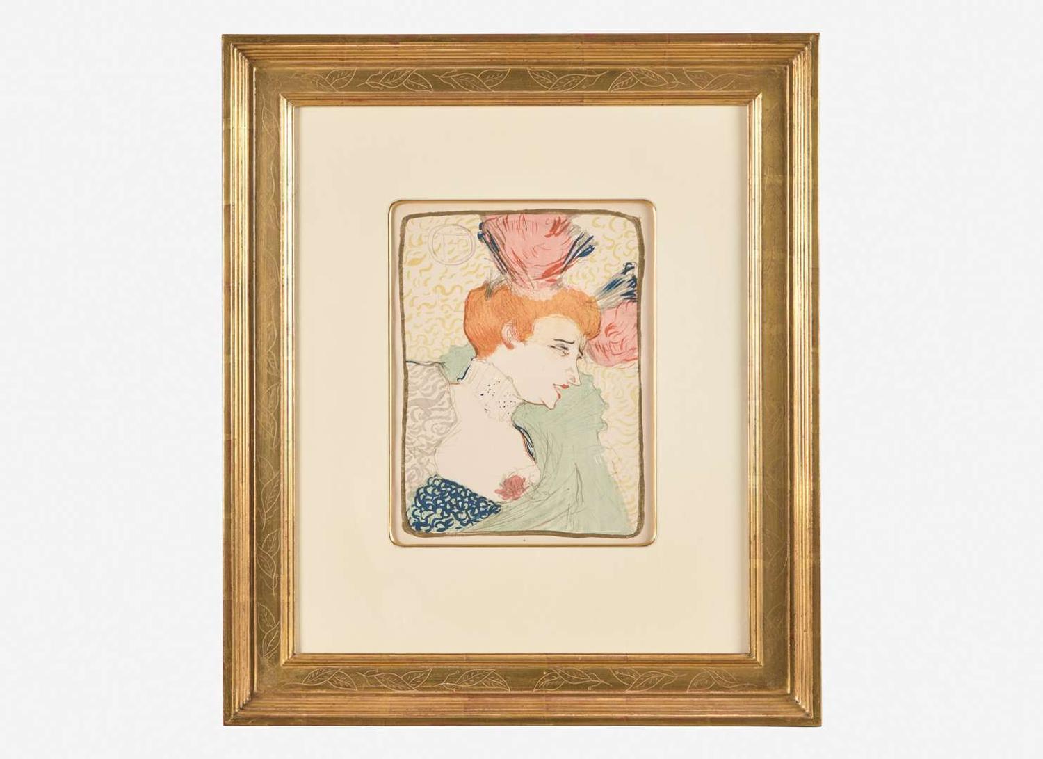 Henri de Toulouse-Lautrec (French, 1864-1901) - Mademoiselle Marcelle Lender, En Buste